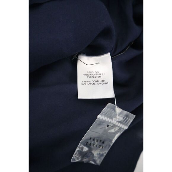 Tanya Taylor Designs LLC Women's Sz S Navy Multi Harmony Abstract Print Top - Picture 5 of 11
